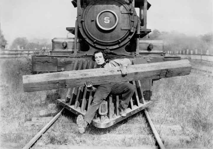 Buster Keaton The General Reproduction Art Print