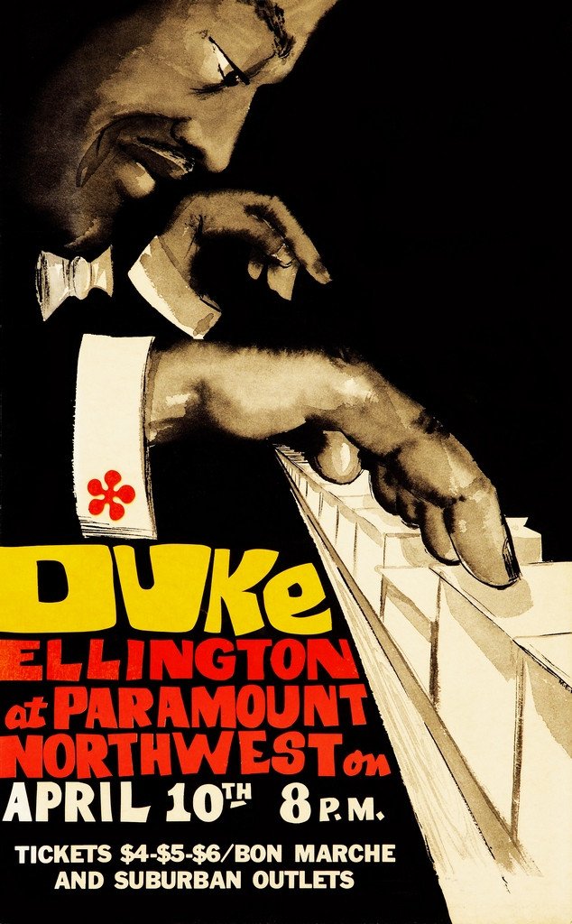 Duke Ellington Collectible Mini Poster