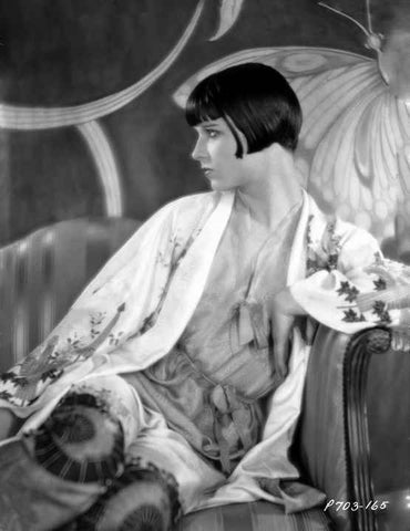 Louise Brooks in Profile Reproduction Art Print