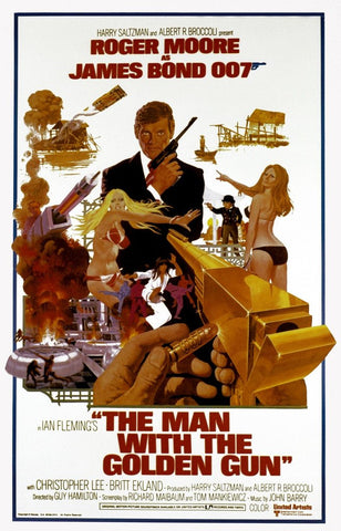 Man Golden Gun Collectible Mini Poster