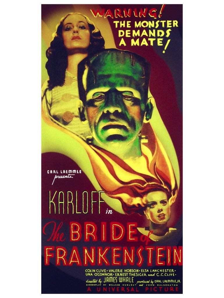 The Bride of Frankenstein Collectible Mini Poster