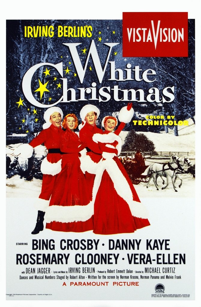 White Christmas Collectible Mini Poster